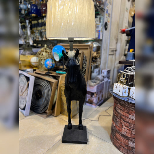 Premium Horse Body Lamp with Shade | 3.5 ft Tall Decorative Floor Lamp